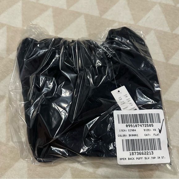 J crew Open-back puff-sleeve top in stretch cotton blend - Picture 6 of 6